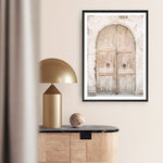 Shop Old Wooden Doorway Photo Art Print a Moroccan desert boho themed photography wall art print from The Print Emporium wall artwork collection - Buy Australian made fine art poster and framed prints for the home and your interior decor room, TPE-1308-AP