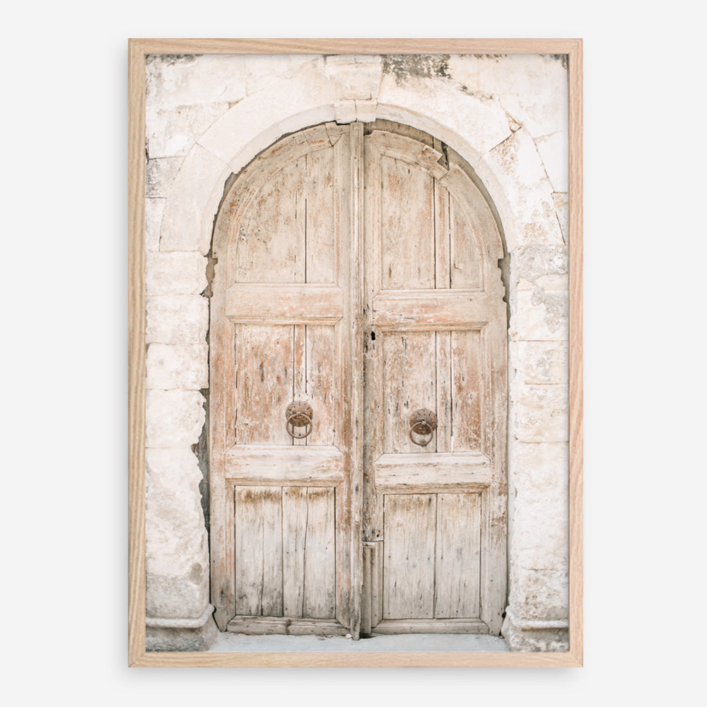 Shop Old Wooden Doorway Photo Art Print a Moroccan desert boho themed photography wall art print from The Print Emporium wall artwork collection - Buy Australian made fine art poster and framed prints for the home and your interior decor room, TPE-1308-AP