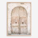Shop Old Wooden Doorway Photo Art Print a Moroccan desert boho themed photography wall art print from The Print Emporium wall artwork collection - Buy Australian made fine art poster and framed prints for the home and your interior decor room, TPE-1308-AP