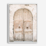 Shop Old Wooden Doorway Photo Canvas Print a Moroccan desert boho themed photography framed stretched canvas print from The Print Emporium wall artwork collection - Buy Australian made prints for the home and your interior decor space, TPE-1308-CA-35X46-NF