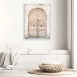 Shop Old Wooden Doorway Photo Canvas Print a Moroccan desert boho themed photography framed stretched canvas print from The Print Emporium wall artwork collection - Buy Australian made prints for the home and your interior decor space, TPE-1308-CA-35X46-NF