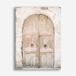 Shop Old Wooden Doorway Photo Canvas Print a Moroccan desert boho themed photography framed stretched canvas print from The Print Emporium wall artwork collection - Buy Australian made prints for the home and your interior decor space, TPE-1308-CA-35X46-NF