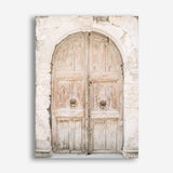 Shop Old Wooden Doorway Photo Canvas Print a Moroccan desert boho themed photography framed stretched canvas print from The Print Emporium wall artwork collection - Buy Australian made prints for the home and your interior decor space, TPE-1308-CA-35X46-NF