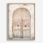 Shop Old Wooden Doorway Photo Canvas Print a Moroccan desert boho themed photography framed stretched canvas print from The Print Emporium wall artwork collection - Buy Australian made prints for the home and your interior decor space, TPE-1308-CA-35X46-NF