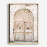 Shop Old Wooden Doorway Photo Canvas Print a Moroccan desert boho themed photography framed stretched canvas print from The Print Emporium wall artwork collection - Buy Australian made prints for the home and your interior decor space, TPE-1308-CA-35X46-NF