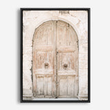 Shop Old Wooden Doorway Photo Canvas Print a Moroccan desert boho themed photography framed stretched canvas print from The Print Emporium wall artwork collection - Buy Australian made prints for the home and your interior decor space, TPE-1308-CA-35X46-NF