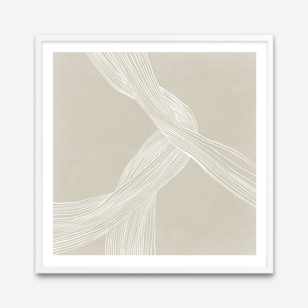 Shop On The Same Wavelength I (Square) Art Print a painted abstract themed wall art print from The Print Emporium wall artwork collection - Buy Australian made fine art painting style poster and framed prints for the home and your interior decor room, TPE-PC-EZ874-AP