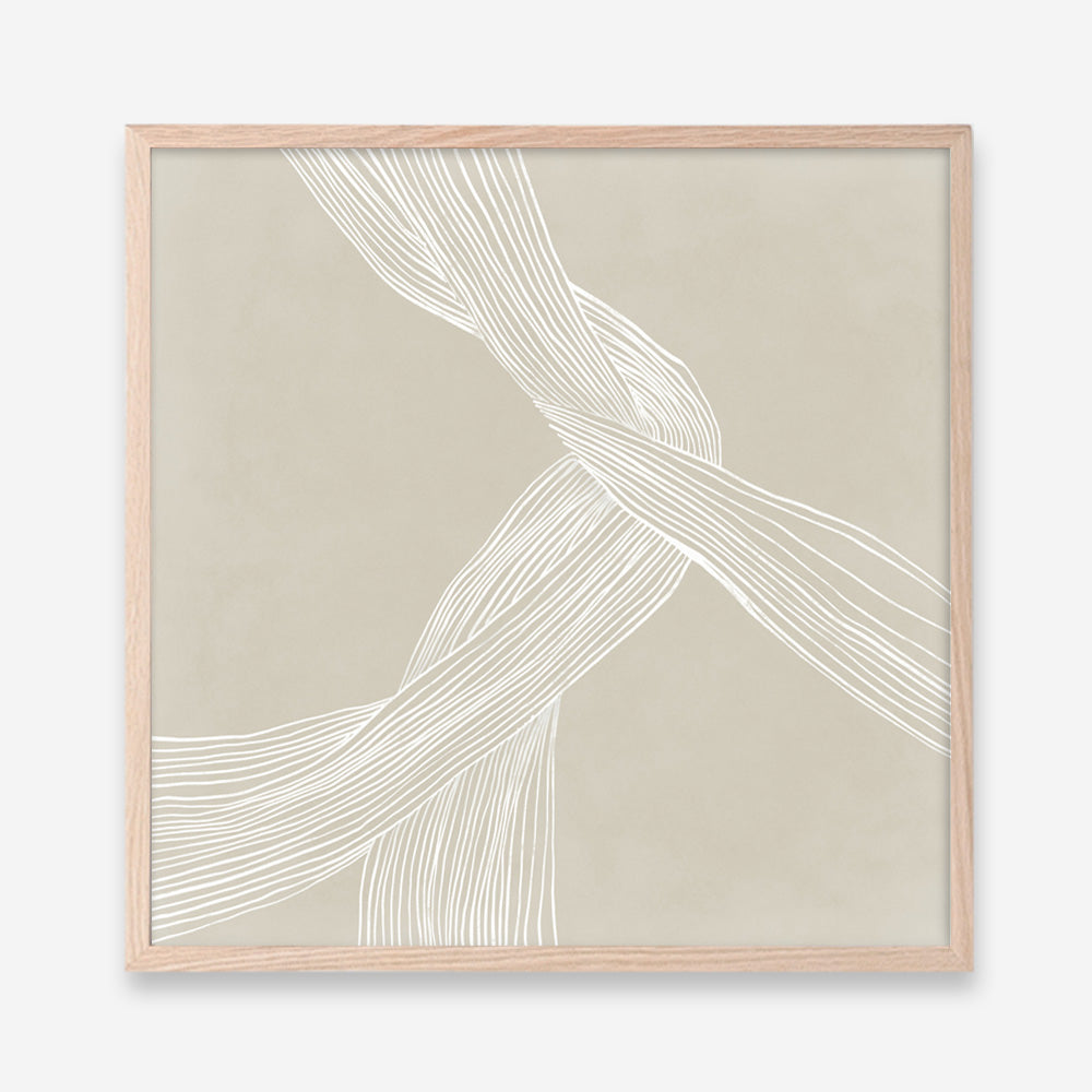 Shop On The Same Wavelength I (Square) Art Print a painted abstract themed wall art print from The Print Emporium wall artwork collection - Buy Australian made fine art painting style poster and framed prints for the home and your interior decor room, TPE-PC-EZ874-AP