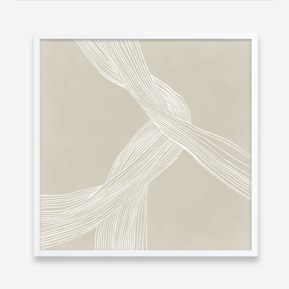 Shop On The Same Wavelength I (Square) Art Print a painted abstract themed wall art print from The Print Emporium wall artwork collection - Buy Australian made fine art painting style poster and framed prints for the home and your interior decor room, TPE-PC-EZ874-AP