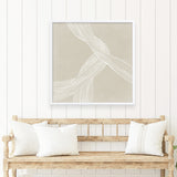Shop On The Same Wavelength I (Square) Art Print a painted abstract themed wall art print from The Print Emporium wall artwork collection - Buy Australian made fine art painting style poster and framed prints for the home and your interior decor room, TPE-PC-EZ874-AP