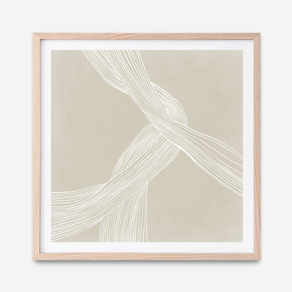 Shop On The Same Wavelength I (Square) Art Print a painted abstract themed wall art print from The Print Emporium wall artwork collection - Buy Australian made fine art painting style poster and framed prints for the home and your interior decor room, TPE-PC-EZ874-AP