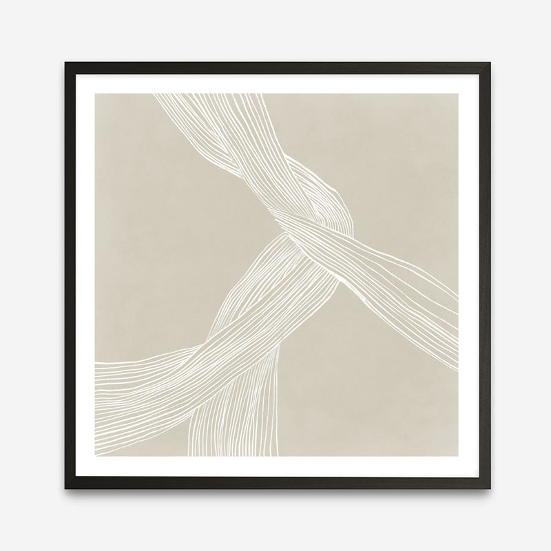 Shop On The Same Wavelength I (Square) Art Print a painted abstract themed wall art print from The Print Emporium wall artwork collection - Buy Australian made fine art painting style poster and framed prints for the home and your interior decor room, TPE-PC-EZ874-AP