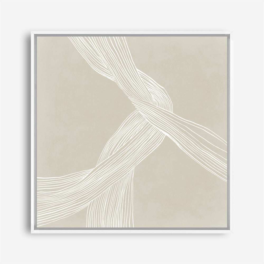 Shop On The Same Wavelength I (Square) Canvas Print a painted abstract themed framed canvas wall art print from The Print Emporium artwork collection - Buy Australian made fine art painting style stretched canvas prints for the home and your interior decor space, TPE-PC-EZ874-CA-40X40-NF