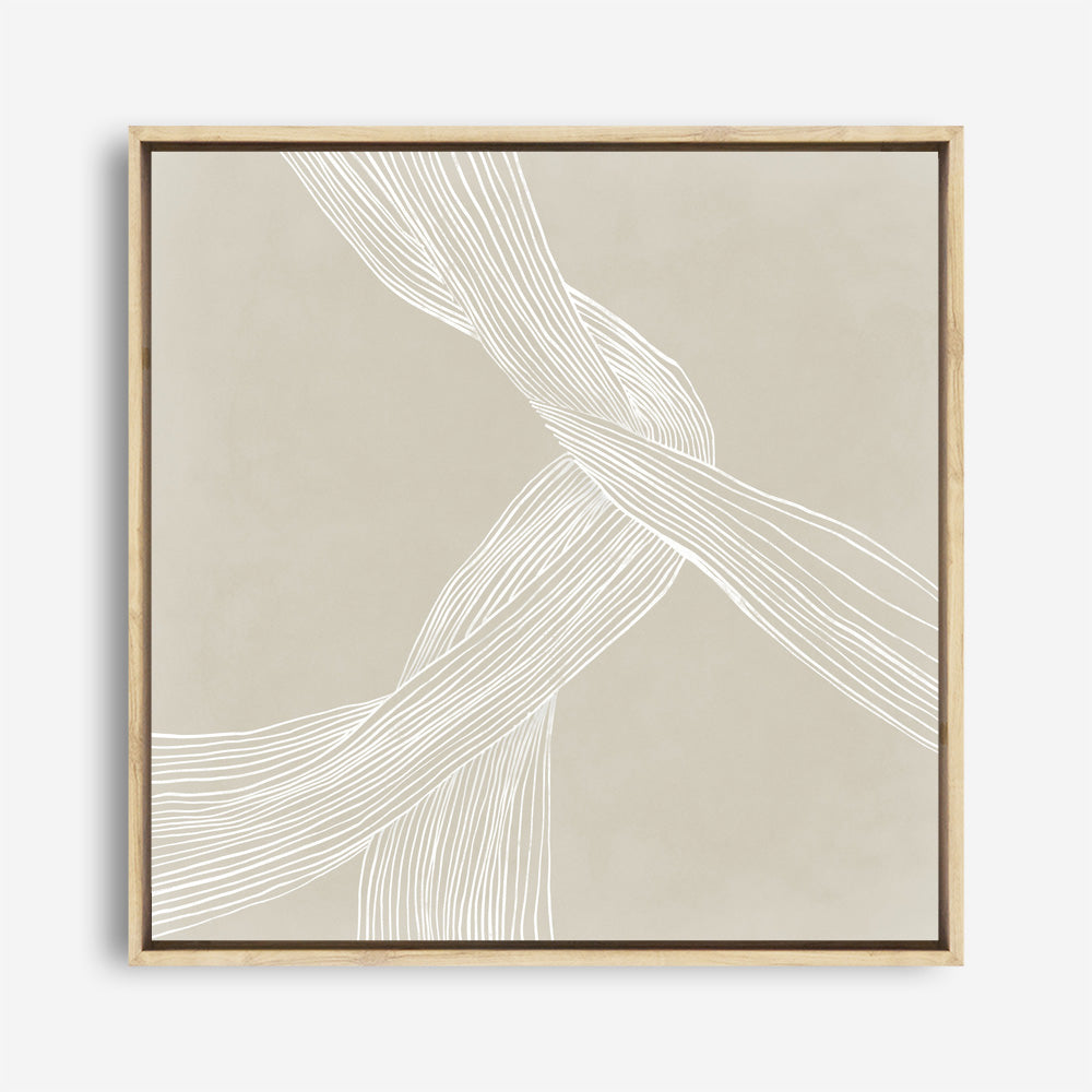 Shop On The Same Wavelength I (Square) Canvas Print a painted abstract themed framed canvas wall art print from The Print Emporium artwork collection - Buy Australian made fine art painting style stretched canvas prints for the home and your interior decor space, TPE-PC-EZ874-CA-40X40-NF