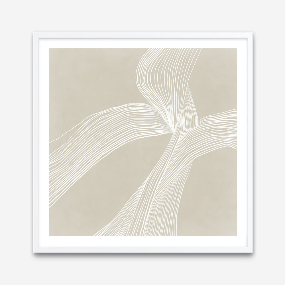 Shop On The Same Wavelength II (Square) Art Print a painted abstract themed wall art print from The Print Emporium wall artwork collection - Buy Australian made fine art painting style poster and framed prints for the home and your interior decor room, TPE-PC-EZ875-AP