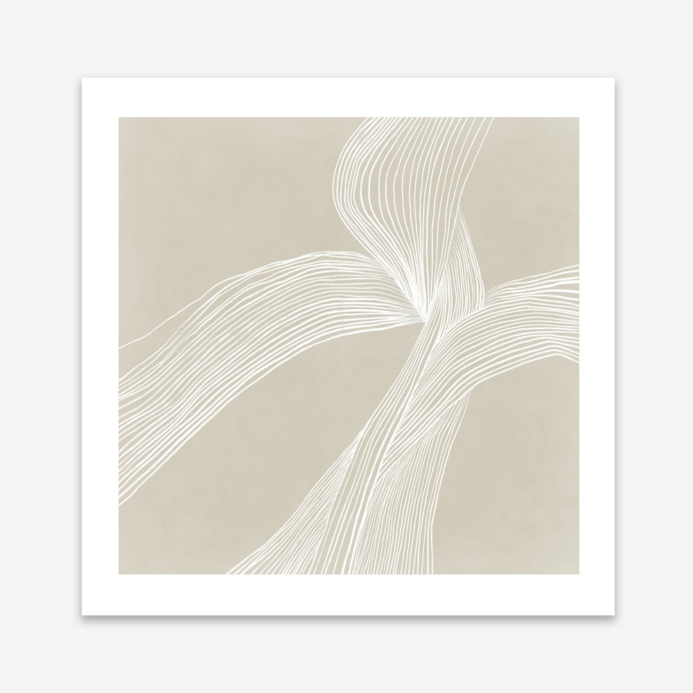 Shop On The Same Wavelength II (Square) Art Print a painted abstract themed wall art print from The Print Emporium wall artwork collection - Buy Australian made fine art painting style poster and framed prints for the home and your interior decor room, TPE-PC-EZ875-AP