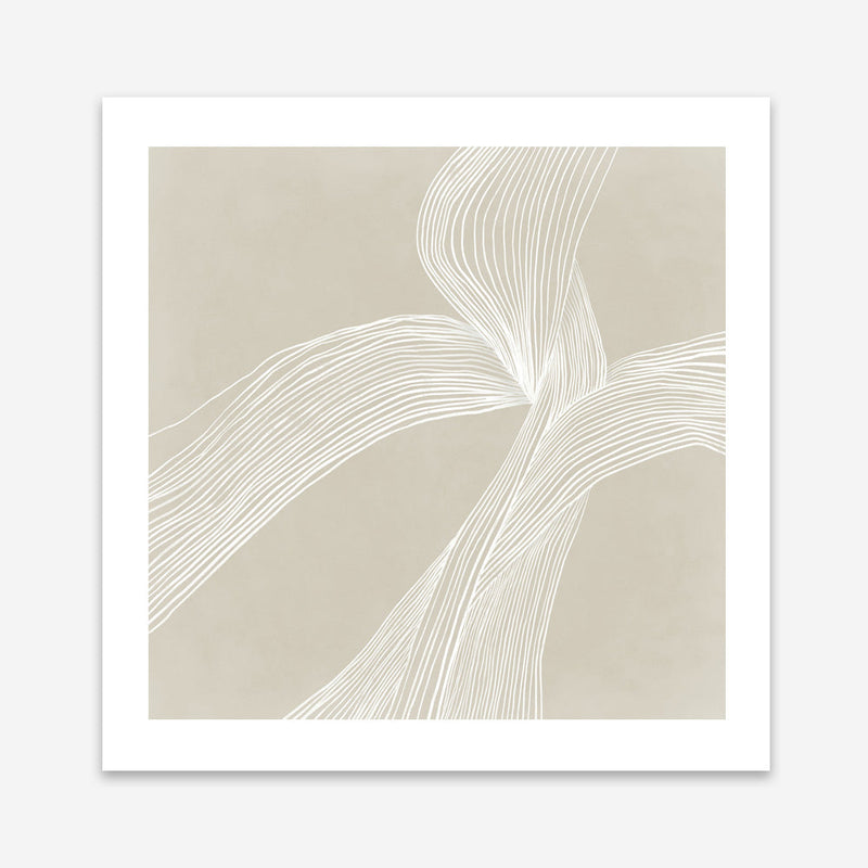 Shop On The Same Wavelength II (Square) Art Print a painted abstract themed wall art print from The Print Emporium wall artwork collection - Buy Australian made fine art painting style poster and framed prints for the home and your interior decor room, TPE-PC-EZ875-AP