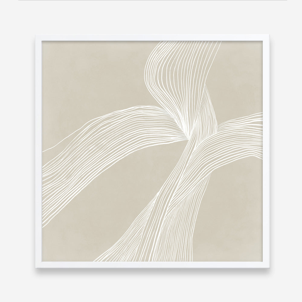 Shop On The Same Wavelength II (Square) Art Print a painted abstract themed wall art print from The Print Emporium wall artwork collection - Buy Australian made fine art painting style poster and framed prints for the home and your interior decor room, TPE-PC-EZ875-AP