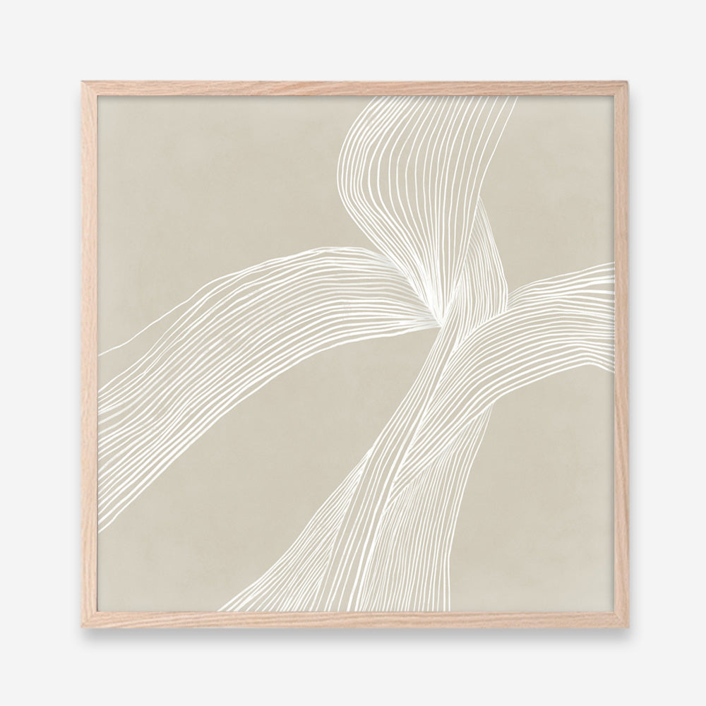 Shop On The Same Wavelength II (Square) Art Print a painted abstract themed wall art print from The Print Emporium wall artwork collection - Buy Australian made fine art painting style poster and framed prints for the home and your interior decor room, TPE-PC-EZ875-AP