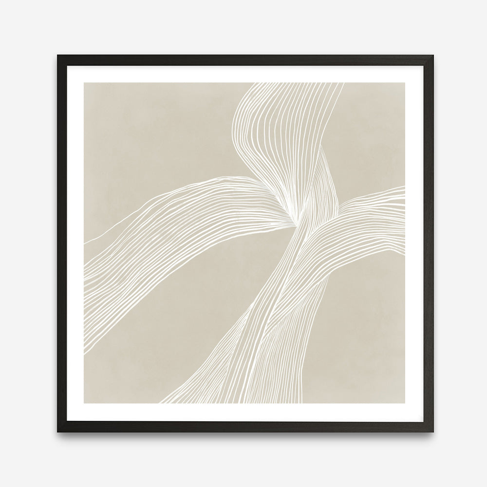 Shop On The Same Wavelength II (Square) Art Print a painted abstract themed wall art print from The Print Emporium wall artwork collection - Buy Australian made fine art painting style poster and framed prints for the home and your interior decor room, TPE-PC-EZ875-AP