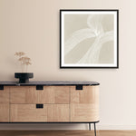 Shop On The Same Wavelength II (Square) Art Print a painted abstract themed wall art print from The Print Emporium wall artwork collection - Buy Australian made fine art painting style poster and framed prints for the home and your interior decor room, TPE-PC-EZ875-AP