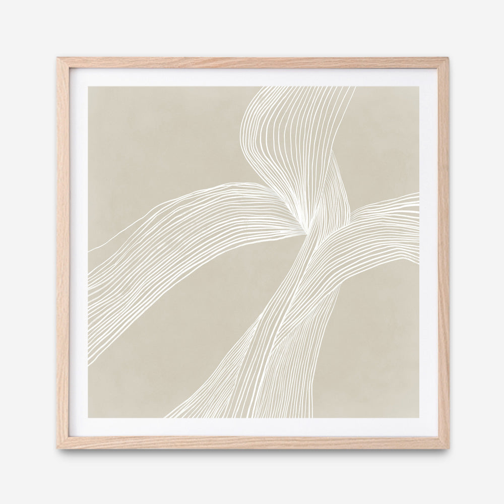 Shop On The Same Wavelength II (Square) Art Print a painted abstract themed wall art print from The Print Emporium wall artwork collection - Buy Australian made fine art painting style poster and framed prints for the home and your interior decor room, TPE-PC-EZ875-AP