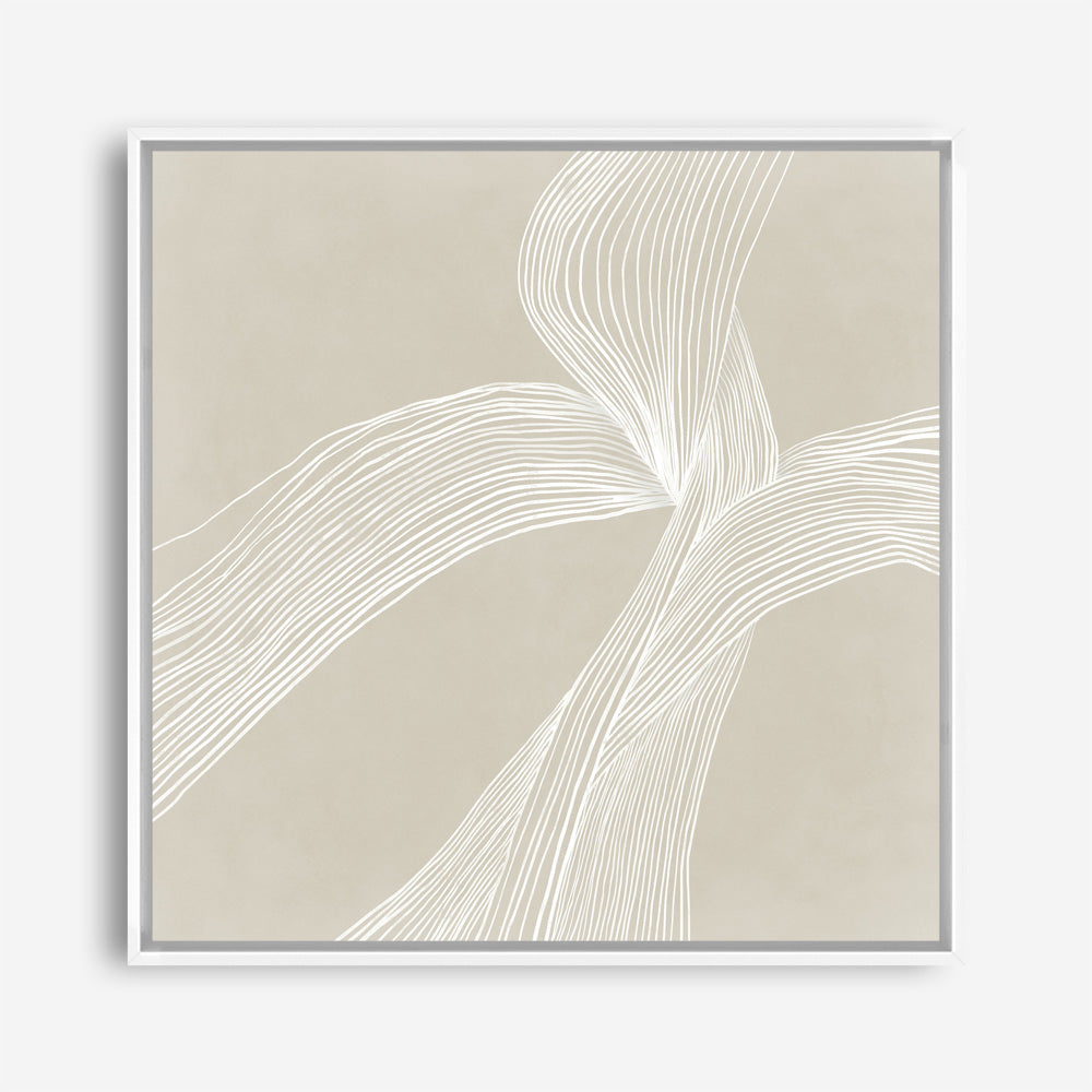 Shop On The Same Wavelength II (Square) Canvas Print a painted abstract themed framed canvas wall art print from The Print Emporium artwork collection - Buy Australian made fine art painting style stretched canvas prints for the home and your interior decor space, TPE-PC-EZ875-CA-40X40-NF