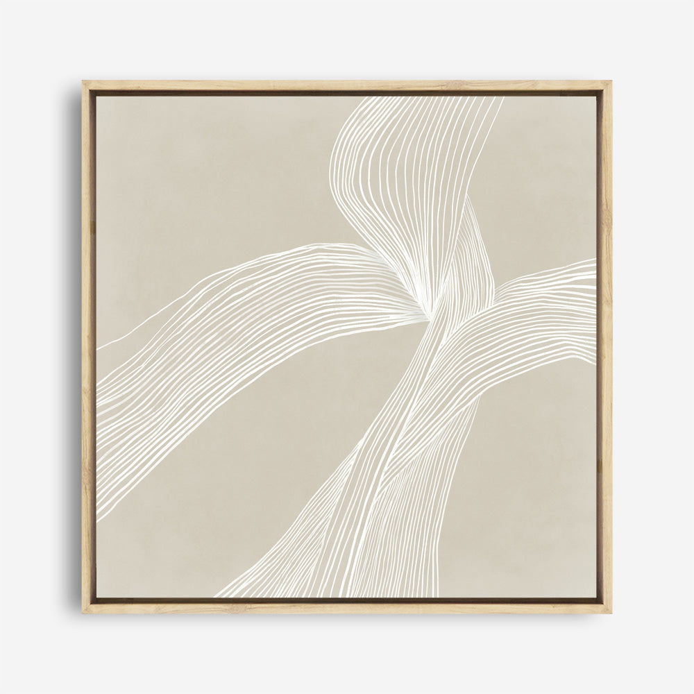 Shop On The Same Wavelength II (Square) Canvas Print a painted abstract themed framed canvas wall art print from The Print Emporium artwork collection - Buy Australian made fine art painting style stretched canvas prints for the home and your interior decor space, TPE-PC-EZ875-CA-40X40-NF
