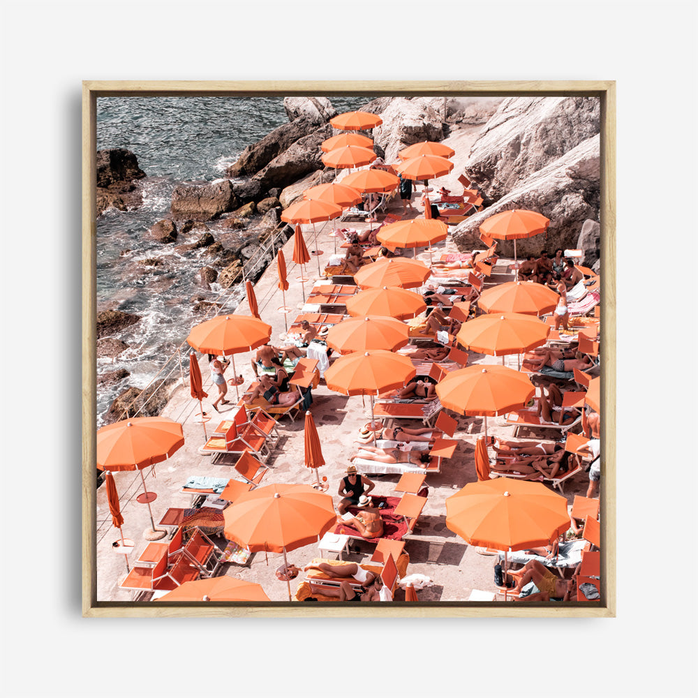Shop One Fire Club I (Square) Photo Canvas a coastal themed photography framed stretched canvas print from The Print Emporium wall artwork collection - Buy Australian made prints for the home and your interior decor space, TPE-866-CA-40X40-NF