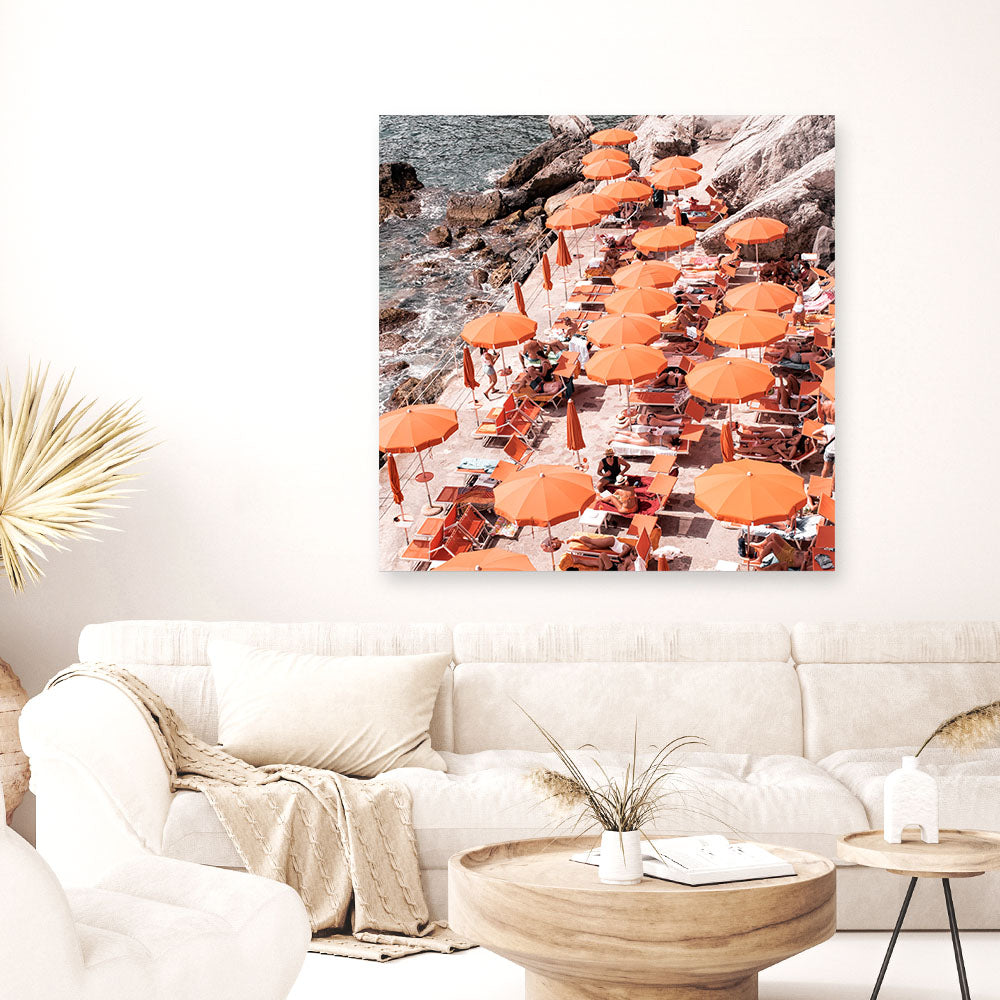 Shop One Fire Club I (Square) Photo Canvas a coastal themed photography framed stretched canvas print from The Print Emporium wall artwork collection - Buy Australian made prints for the home and your interior decor space, TPE-866-CA-40X40-NF