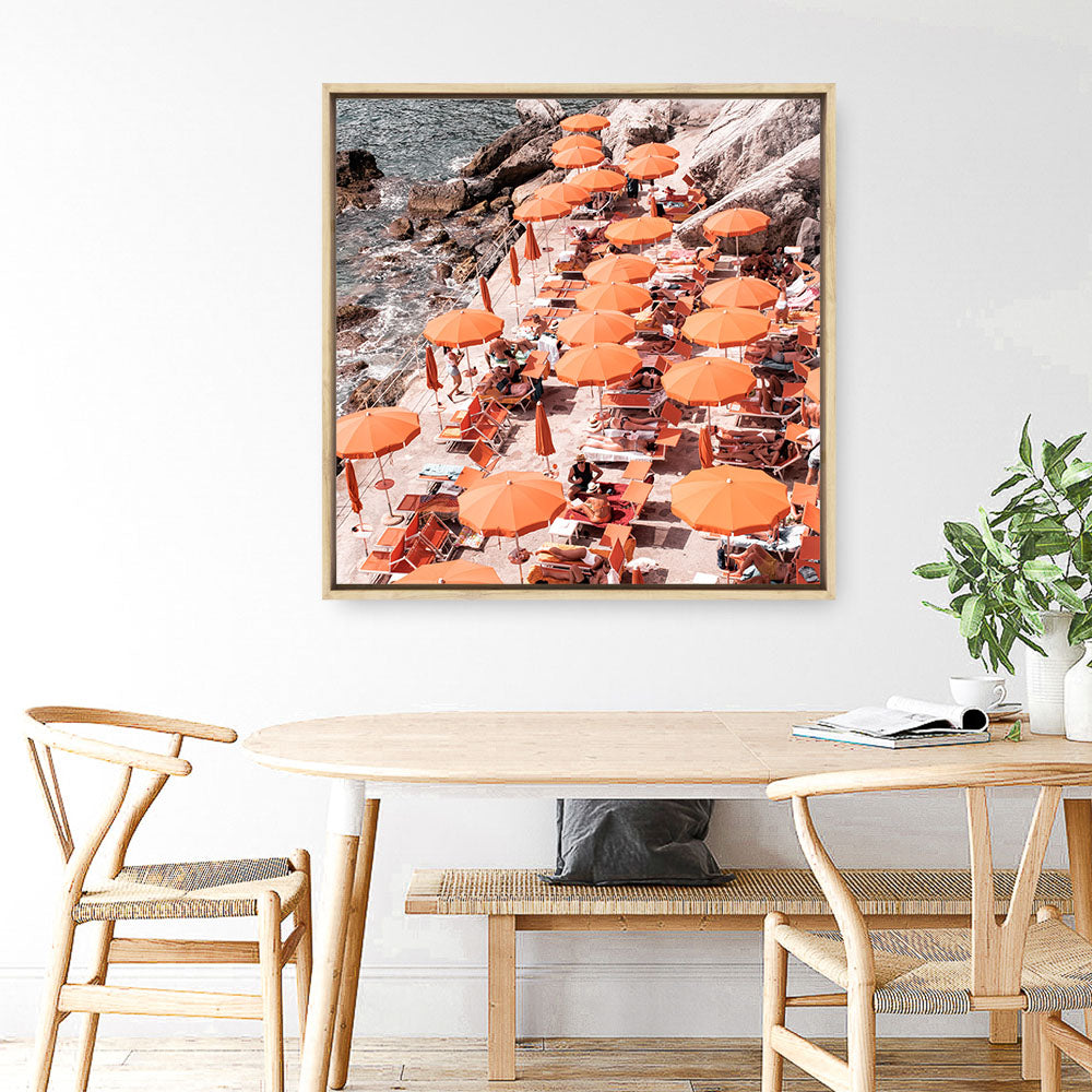 Shop One Fire Club I (Square) Photo Canvas a coastal themed photography framed stretched canvas print from The Print Emporium wall artwork collection - Buy Australian made prints for the home and your interior decor space, TPE-866-CA-40X40-NF