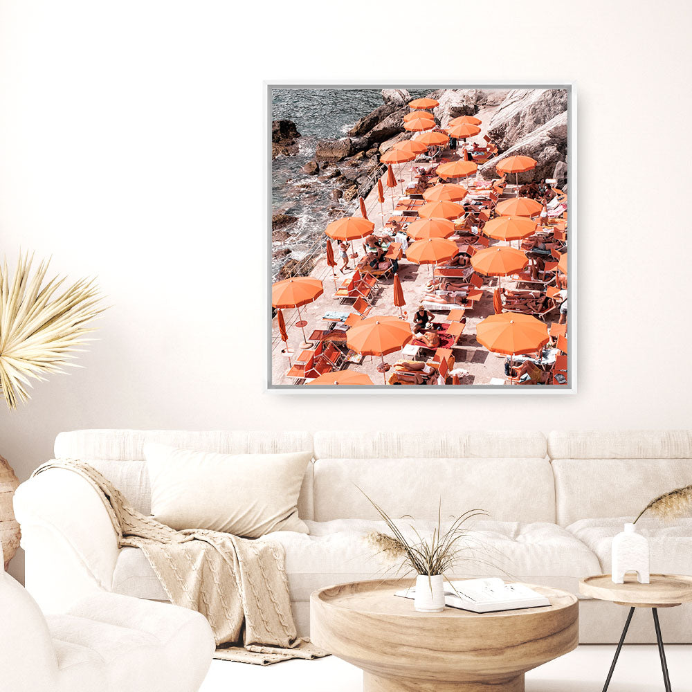 Shop One Fire Club I (Square) Photo Canvas a coastal themed photography framed stretched canvas print from The Print Emporium wall artwork collection - Buy Australian made prints for the home and your interior decor space, TPE-866-CA-40X40-NF