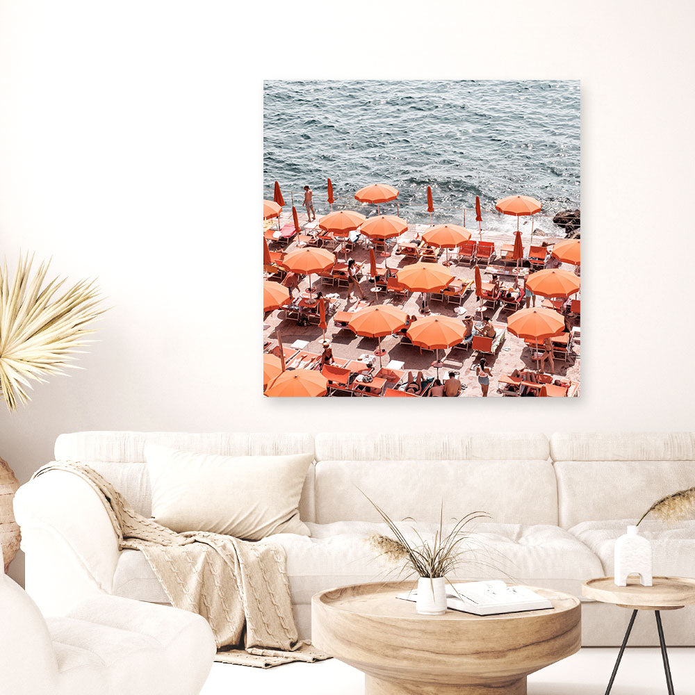 Shop One Fire Club III (Square) Photo Canvas a coastal themed photography framed stretched canvas print from The Print Emporium wall artwork collection - Buy Australian made prints for the home and your interior decor space, TPE-868-CA-40X40-NF