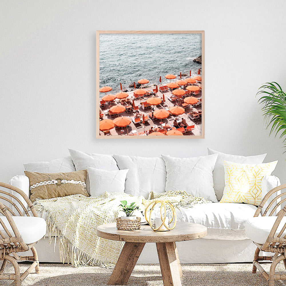 Shop One Fire Club IV (Square) Photo Art Print a coastal themed photography wall art print from The Print Emporium wall artwork collection - Buy Australian made fine art poster and framed prints for the home and your interior decor, TPE-869-AP