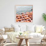 Shop One Fire Club IV (Square) Photo Art Print a coastal themed photography wall art print from The Print Emporium wall artwork collection - Buy Australian made fine art poster and framed prints for the home and your interior decor, TPE-869-AP