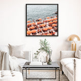 Shop One Fire Club IV (Square) Photo Art Print a coastal themed photography wall art print from The Print Emporium wall artwork collection - Buy Australian made fine art poster and framed prints for the home and your interior decor, TPE-869-AP