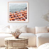 Shop One Fire Club IV (Square) Photo Art Print a coastal themed photography wall art print from The Print Emporium wall artwork collection - Buy Australian made fine art poster and framed prints for the home and your interior decor, TPE-869-AP