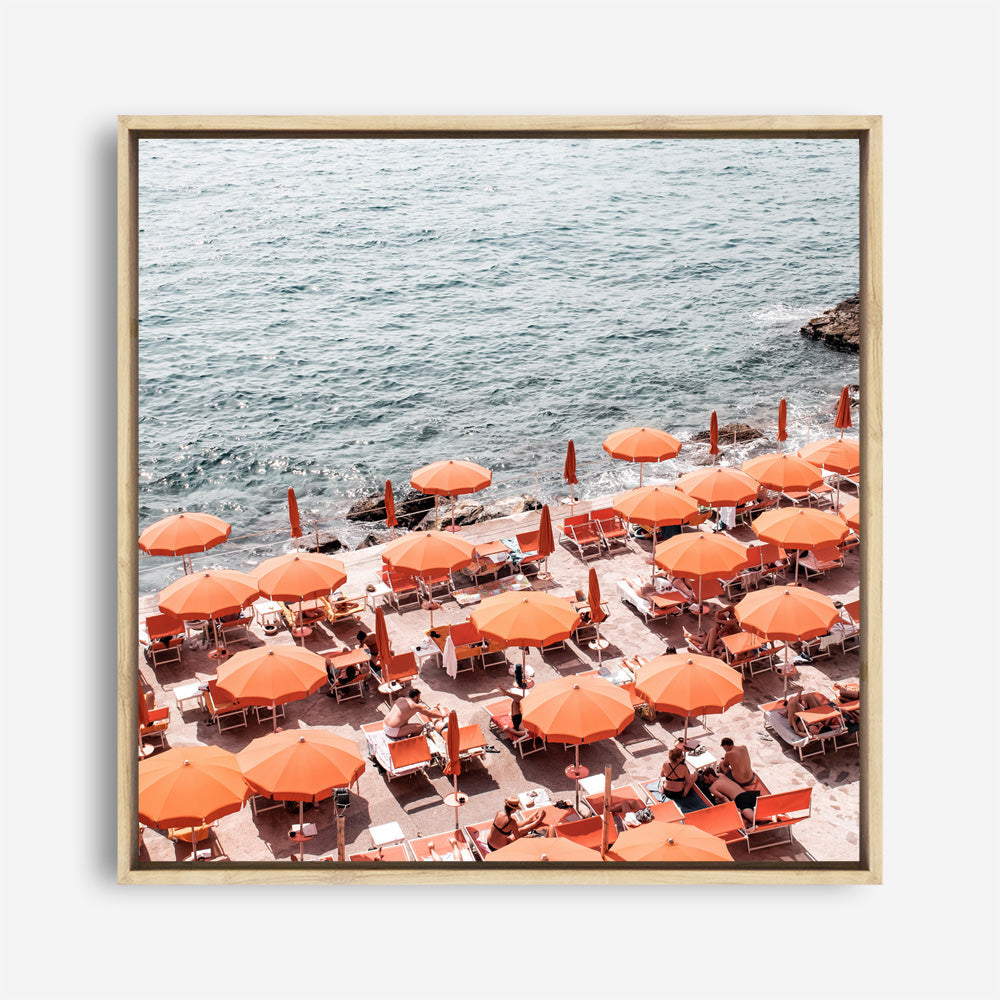 Shop One Fire Club IV (Square) Photo Canvas a coastal themed photography framed stretched canvas print from The Print Emporium wall artwork collection - Buy Australian made prints for the home and your interior decor space, TPE-869-CA-40X40-NF