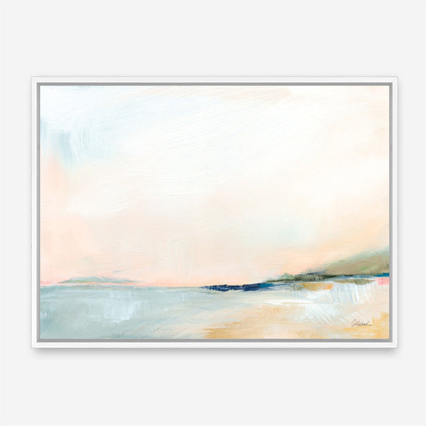 Shop Open Sky Over Water Canvas Print a painted abstract themed framed canvas wall art print from The Print Emporium artwork collection - Buy Australian made fine art painting style stretched canvas prints for the home and your interior decor space, TPE-WA-71610-CA-35X46-NF