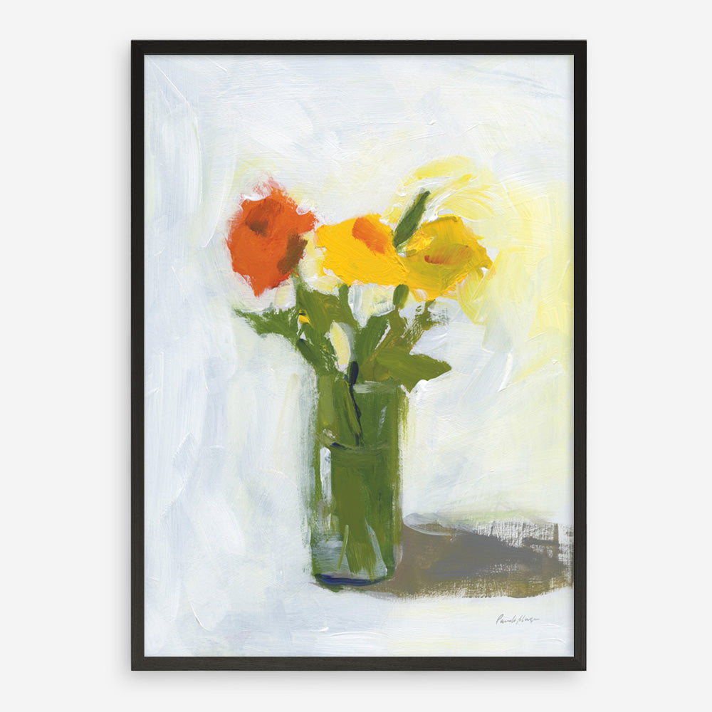 Shop Orange And Yellow Floral Art Print a floral themed painted wall art print from The Print Emporium wall artwork collection - Buy Australian made fine art painting style poster and framed prints for the home and your interior decor room, TPE-WA-77774-AP