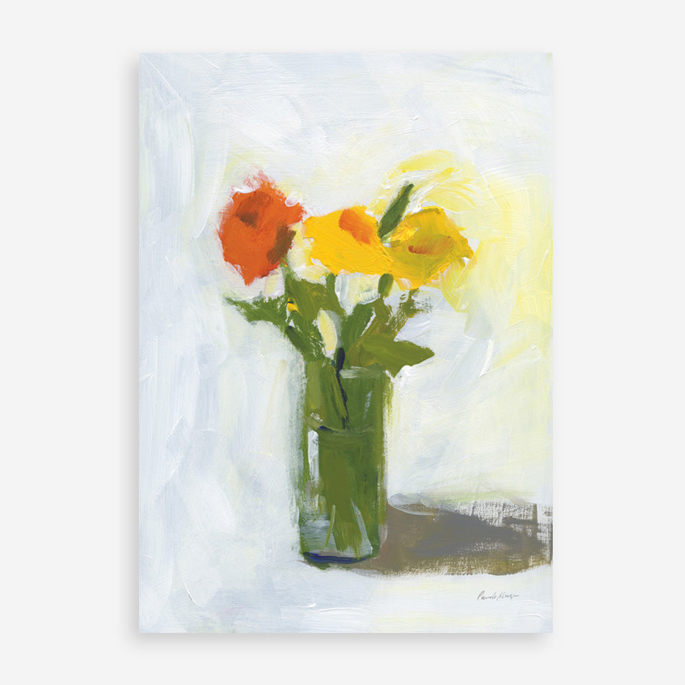 Shop Orange And Yellow Floral Art Print a floral themed painted wall art print from The Print Emporium wall artwork collection - Buy Australian made fine art painting style poster and framed prints for the home and your interior decor room, TPE-WA-77774-AP