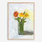 Shop Orange And Yellow Floral Art Print a floral themed painted wall art print from The Print Emporium wall artwork collection - Buy Australian made fine art painting style poster and framed prints for the home and your interior decor room, TPE-WA-77774-AP