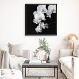 Shop Orchid (Square) Art Print a floral themed painted wall art print from The Print Emporium wall artwork collection - Buy Australian made fine art painting style poster and framed prints for the home and your interior decor room, TPE-060-AP