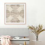 Shop Organic Circles I (Square) Art Print a painted abstract themed wall art print from The Print Emporium wall artwork collection - Buy Australian made fine art painting style poster and framed prints for the home and your interior decor room, TPE-PC-EW777-AP