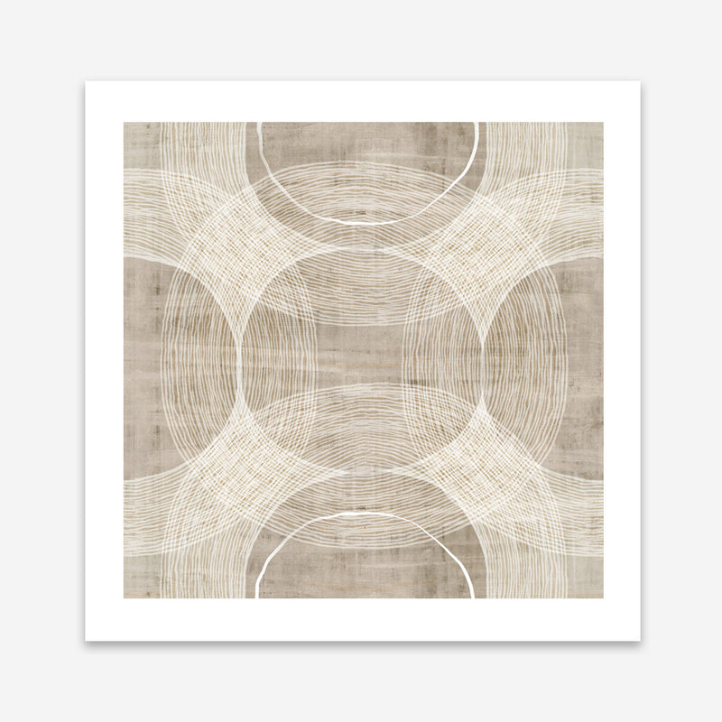 Shop Organic Circles I (Square) Art Print a painted abstract themed wall art print from The Print Emporium wall artwork collection - Buy Australian made fine art painting style poster and framed prints for the home and your interior decor room, TPE-PC-EW777-AP