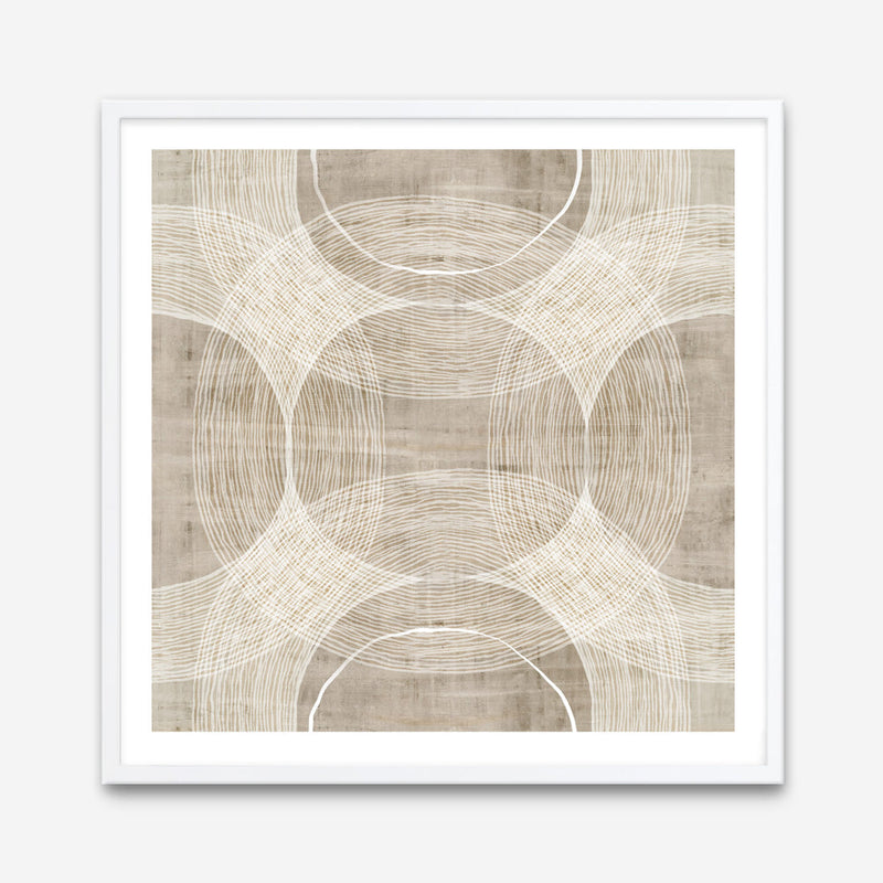 Shop Organic Circles I (Square) Art Print a painted abstract themed wall art print from The Print Emporium wall artwork collection - Buy Australian made fine art painting style poster and framed prints for the home and your interior decor room, TPE-PC-EW777-AP