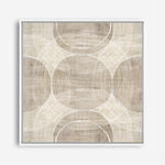 Shop Organic Circles I (Square) Canvas Print a painted abstract themed framed canvas wall art print from The Print Emporium artwork collection - Buy Australian made fine art painting style stretched canvas prints for the home and your interior decor space, TPE-PC-EW777-CA-40X40-NF