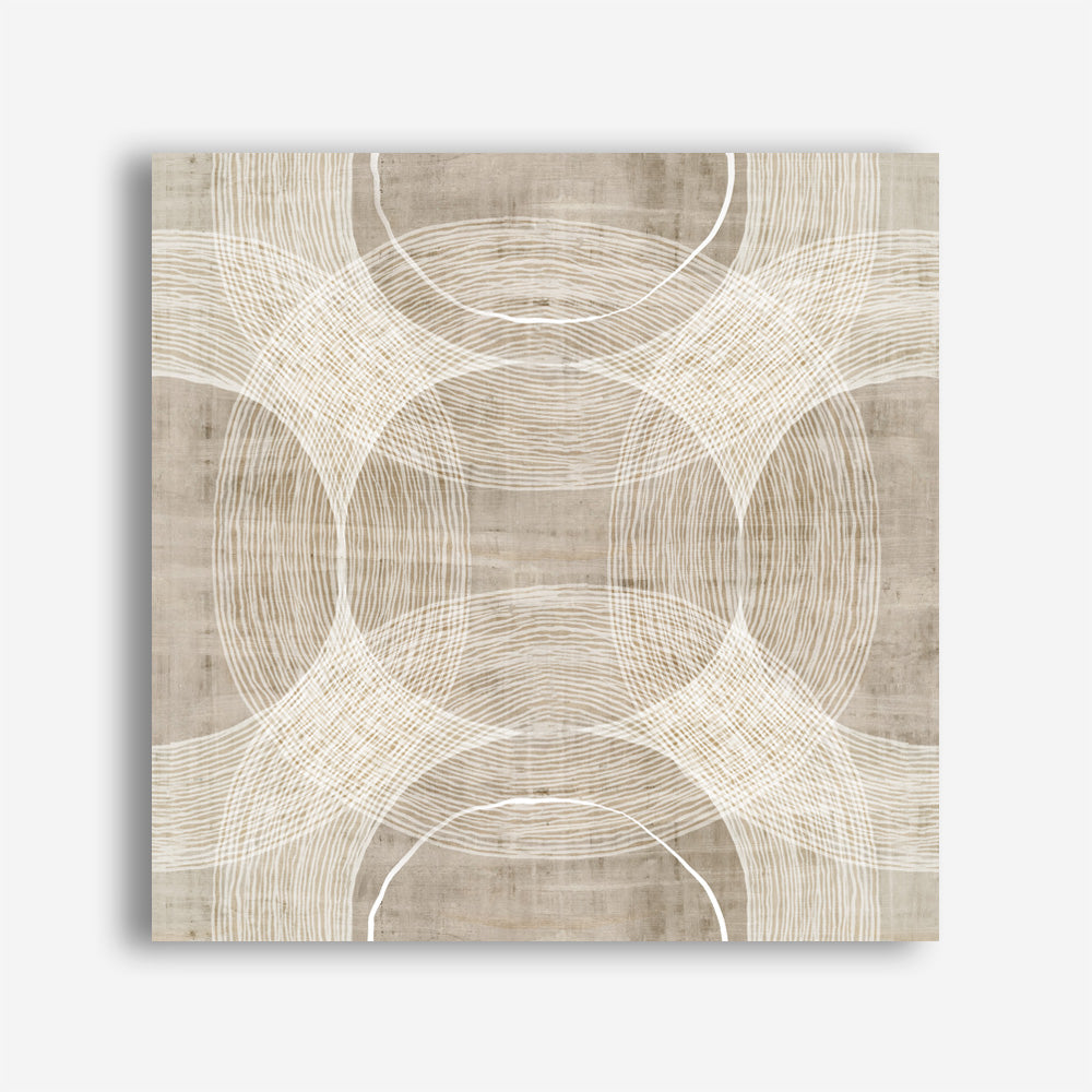 Shop Organic Circles I (Square) Canvas Print a painted abstract themed framed canvas wall art print from The Print Emporium artwork collection - Buy Australian made fine art painting style stretched canvas prints for the home and your interior decor space, TPE-PC-EW777-CA-40X40-NF