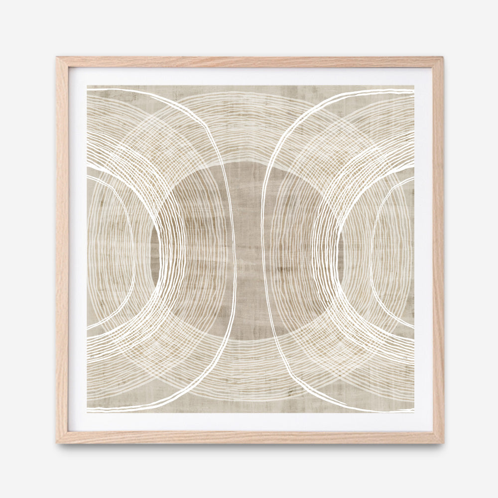 Shop Organic Circles II (Square) Art Print a painted abstract themed wall art print from The Print Emporium wall artwork collection - Buy Australian made fine art painting style poster and framed prints for the home and your interior decor room, TPE-PC-EW778-AP