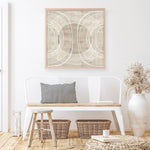 Shop Organic Circles II (Square) Art Print a painted abstract themed wall art print from The Print Emporium wall artwork collection - Buy Australian made fine art painting style poster and framed prints for the home and your interior decor room, TPE-PC-EW778-AP